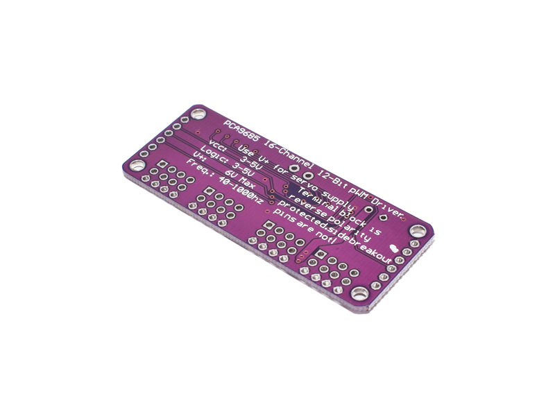 PCA9685 16-Channel 12-Bit Servo PWM Driver (Purple) - Image 3